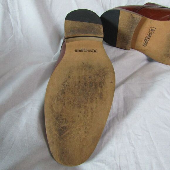 Stacy Adams Dickinson Leather Cap Toe Oxfords Mens US 10 - Picture 10 of 10